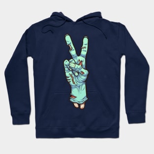 Zombie peace sign Hoodie